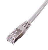 CORDON RJ45 CAT 6 100 Ohms BLINDE FTP GRIS 30 METRES