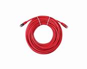 CORDON RJ45 CAT 6 100 Ohms BLINDE FTP LSZH ROUGE 30 METRES