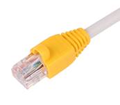 MANCHON RJ45 A BOSSE JAUNE SACHET DE 50