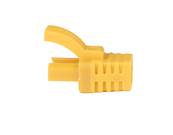 MANCHON RJ45 SURMOULE A LANGUETTE JAUNE SACHET DE 100