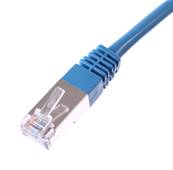 CORDON RJ45 CAT 6 100 Ohms BLINDE FTP BLEU 7 METRES