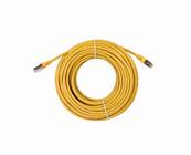 CORDON RJ45 CAT 6 100 Ohms BLINDE FTP LSZH JAUNE 20 METRES