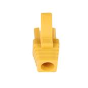 MANCHON RJ45 SURMOULE A LANGUETTE JAUNE SACHET DE 100