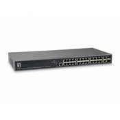 SWITCH POE MANAGEABLE L3 24 PORTS GIGABIT +2 SFP COMBO 370W