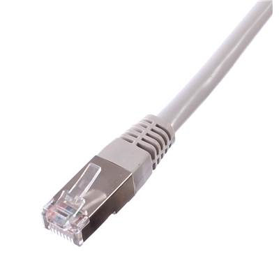 CORDON RJ45 CAT 6 100 Ohms BLINDE FTP LSZH GRIS 35 METRES