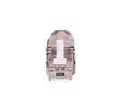 CONNECTEUR RJ45 RAPIDE DE CHANTIER CAT 6A POUR CABLE MONOBRIN AWG23