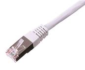 CORDON RJ45 CAT 6A BLINDE SFTP LSZH BLANC 10 METRES