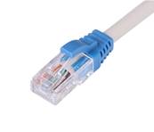 MANCHON RJ45 SURMOULE A LANGUETTE BLEU SACHET DE 100