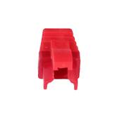 MANCHON RJ45 SURMOULE A LANGUETTE ROUGE SACHET DE 50