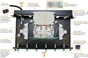 TIROIR OPTIQUE COMPLET 24 LC DUPLEX MULTIMODE+K7+PIGTAILS OM2