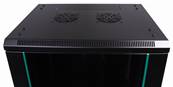 COFFRET CHASSIS FIXE PANNEAUX AMOVIBLES 6U P600 NOIR