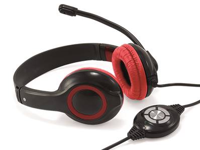 CASQUE AVEC MICRO ET REGLAGE VOLUME INTEGRE USB