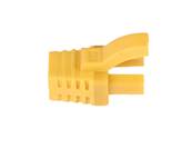 MANCHON RJ45 SURMOULE A LANGUETTE JAUNE SACHET DE 100