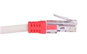 MANCHON RJ45 SURMOULE ROUGE SACHET DE 50