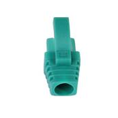 MANCHON RJ45 SURMOULE A LANGUETTE VERT SACHET DE 50