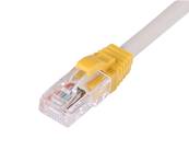 MANCHON RJ45 SURMOULE A LANGUETTE JAUNE SACHET DE 50