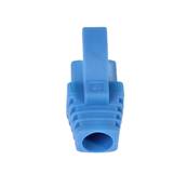 MANCHON RJ45 SURMOULE A LANGUETTE BLEU SACHET DE 100