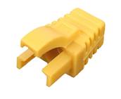 MANCHON RJ45 SURMOULE A LANGUETTE JAUNE SACHET DE 100