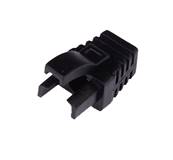 MANCHON RJ45 SURMOULE A LANGUETTE NOIR SACHET DE 100