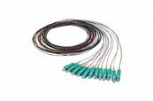 LOT DE 12 PIGTAIL COULEUR SC MULTIMODE OM3 2 METRES