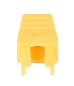 MANCHON RJ45 SURMOULE JAUNE SACHET DE 50