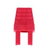 MANCHON RJ45 SURMOULE ROUGE SACHET DE 50