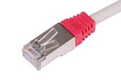 MANCHON RJ45 SURMOULE ROUGE SACHET DE 50