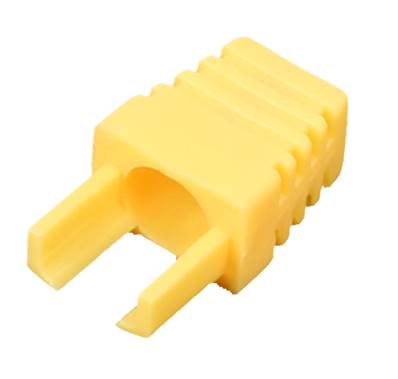 MANCHON RJ45 SURMOULE JAUNE SACHET DE 100