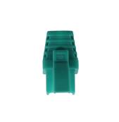 MANCHON RJ45 SURMOULE A LANGUETTE VERT SACHET DE 100