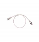 CORDON RJ45 CAT 6 100 Ohms BLINDE FTP BLANC 0.50 METRE