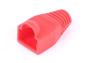 MANCHON RJ45 A BOSSE ROUGE SACHET DE 100