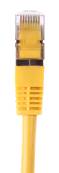 CORDON RJ45 CAT 6 100 Ohms BLINDE FTP JAUNE 3 METRES