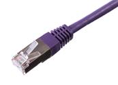 CORDON RJ45 CAT 6 100 Ohms BLINDE FTP VIOLET 10 METRES