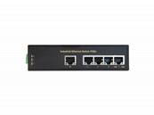 SWITCH INDUSTRIEL POE 5 PORTS 10/100 (4xPOE 126W+1x10/100) RAIL DIN