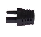 MANCHON RJ45 SURMOULE NOIR SACHET DE 50