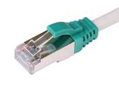 MANCHON RJ45 SURMOULE A LANGUETTE VERT SACHET DE 50