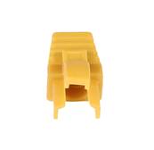 MANCHON RJ45 SURMOULE A LANGUETTE JAUNE SACHET DE 50