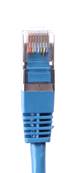 CORDON RJ45 CAT 6A BLINDE SFTP LSZH BLEU 1 METRE