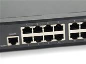 SWITCH RACKABLE 24 PORTS GIGABIT + 4 SFP MANAGEABLE WEB SMART