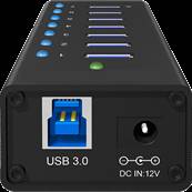 HUB 4 PORTS USB 3.0 AUTO ALIMENTE