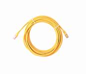 CORDON RJ45 CAT 6A 100 OHMS BLINDE SFTP JAUNE 10 METRES